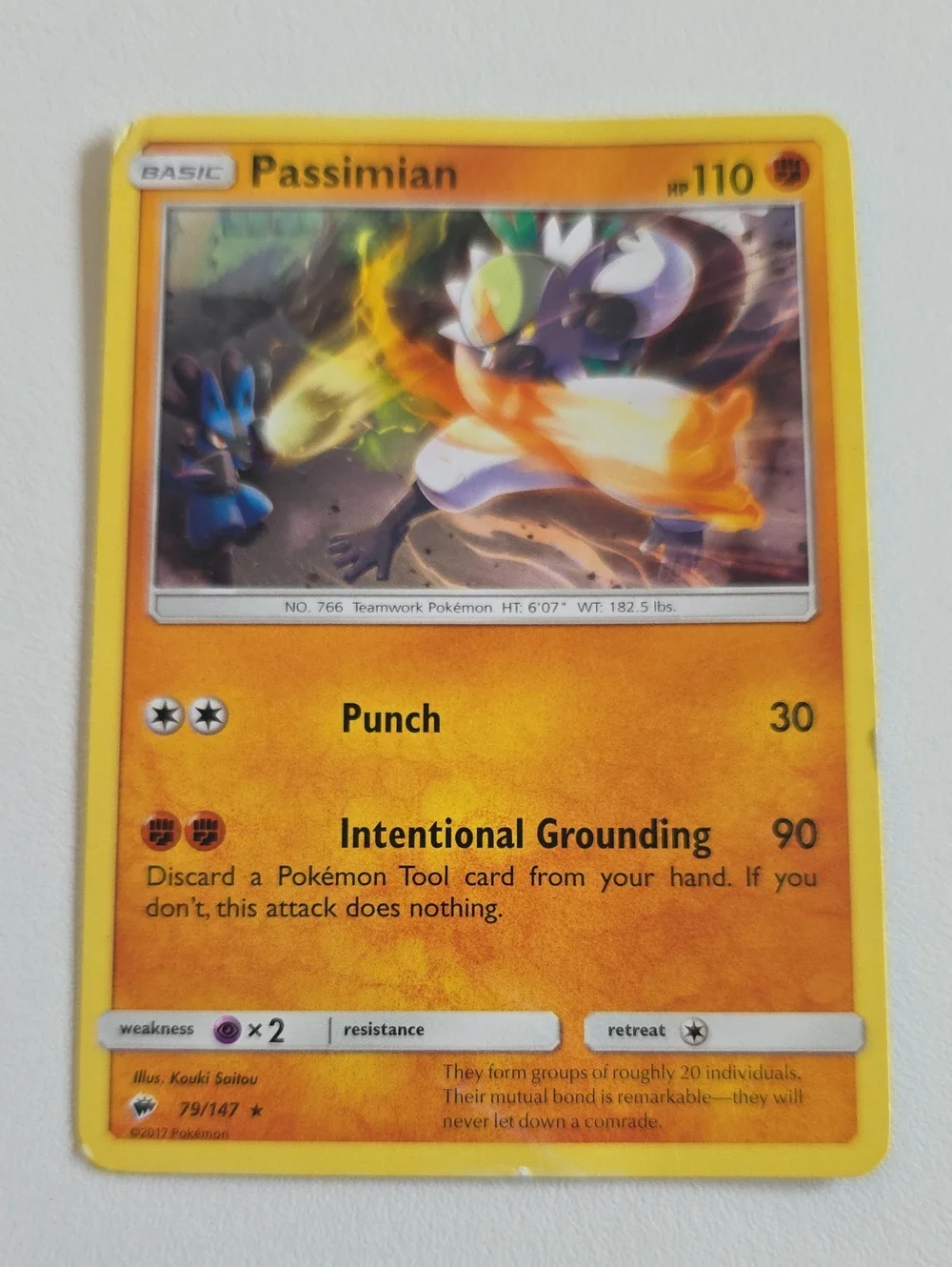 Pokemon Passimian Trading Cards